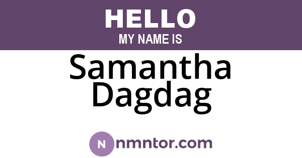 Samantha Dagdag