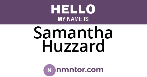 Samantha Huzzard
