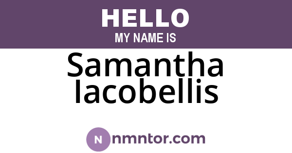 Samantha Iacobellis