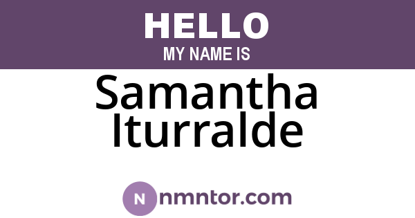 Samantha Iturralde