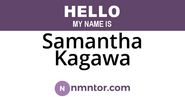 Samantha Kagawa