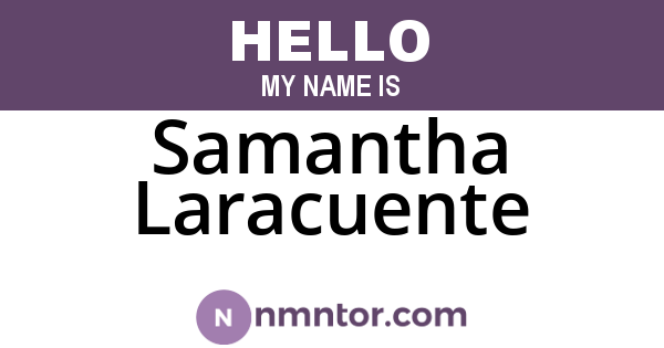 Samantha Laracuente