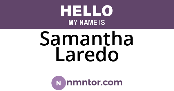 Samantha Laredo