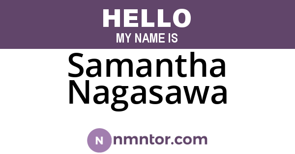 Samantha Nagasawa
