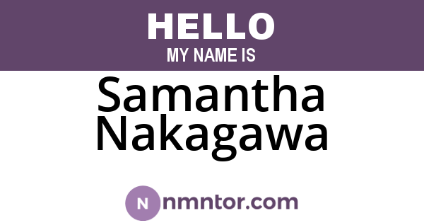 Samantha Nakagawa