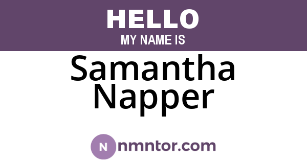 Samantha Napper
