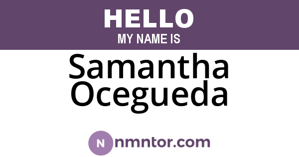 Samantha Ocegueda