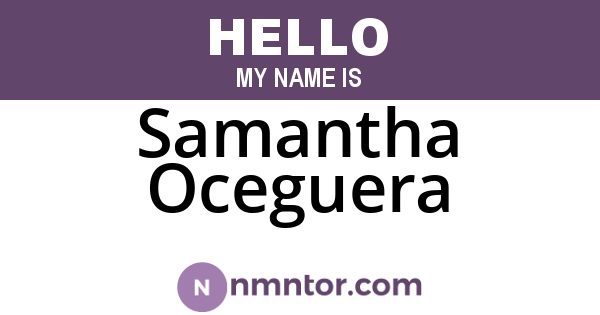 Samantha Oceguera