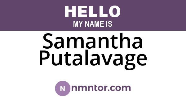 Samantha Putalavage