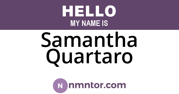 Samantha Quartaro