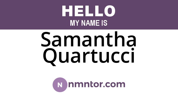 Samantha Quartucci