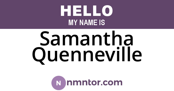 Samantha Quenneville