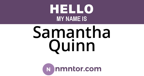 Samantha Quinn
