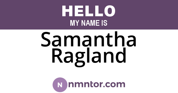 Samantha Ragland
