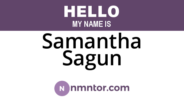 Samantha Sagun