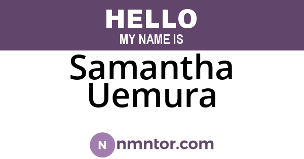 Samantha Uemura