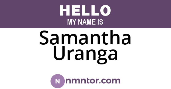 Samantha Uranga