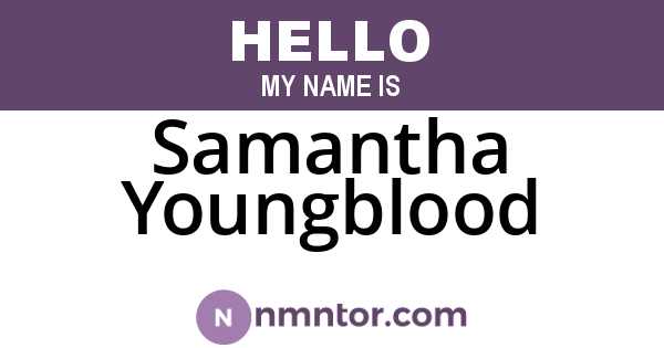 Samantha Youngblood