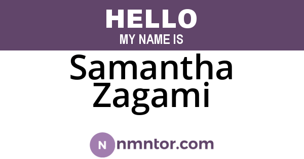 Samantha Zagami