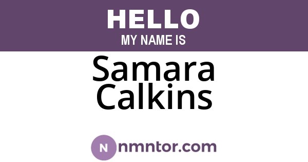 Samara Calkins