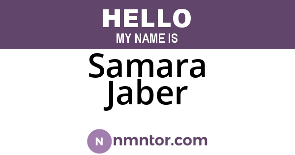 Samara Jaber