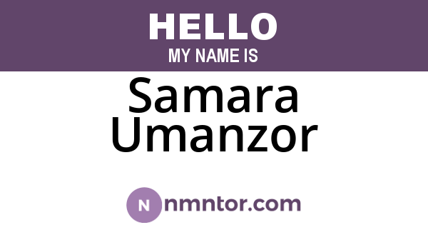 Samara Umanzor