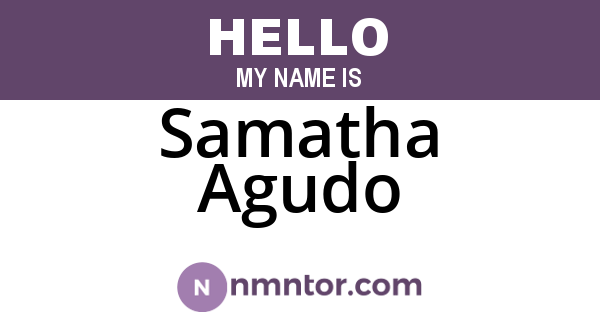 Samatha Agudo