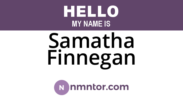 Samatha Finnegan