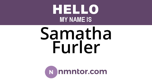 Samatha Furler