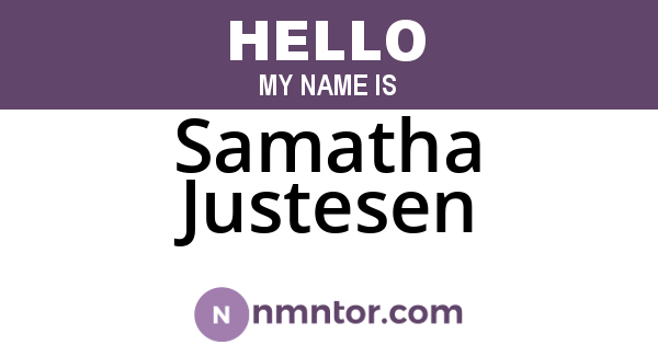 Samatha Justesen