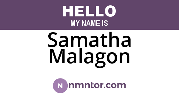 Samatha Malagon