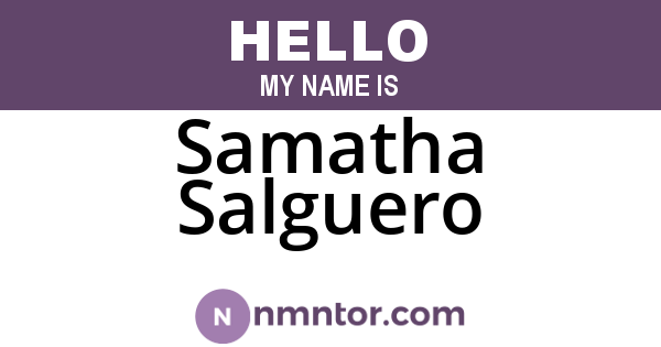 Samatha Salguero