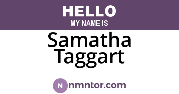 Samatha Taggart