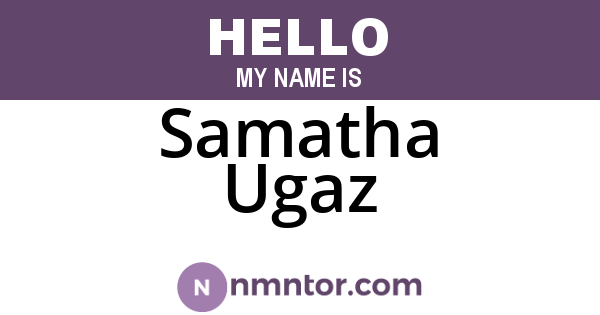 Samatha Ugaz