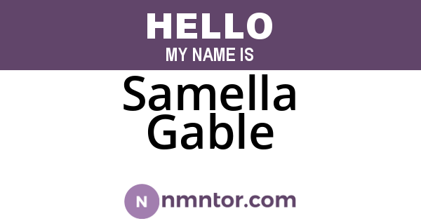 Samella Gable