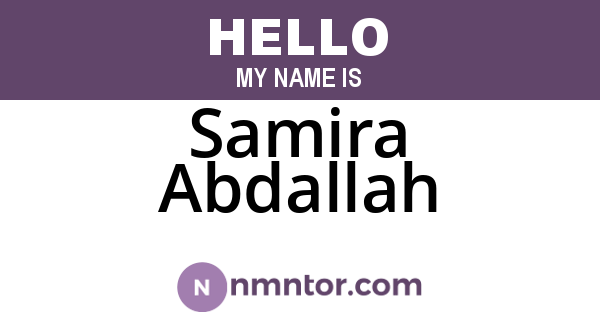 Samira Abdallah