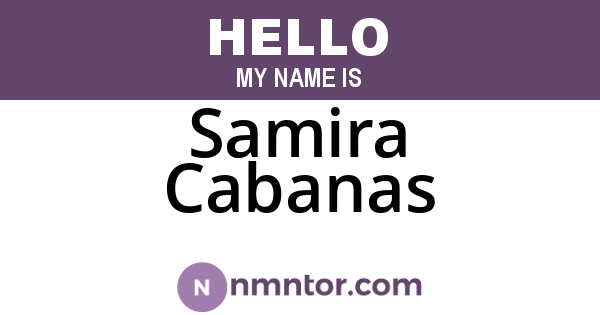 Samira Cabanas