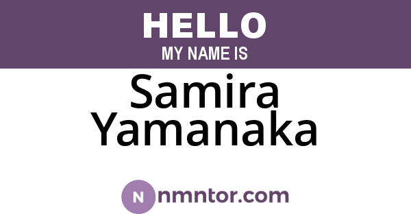 Samira Yamanaka