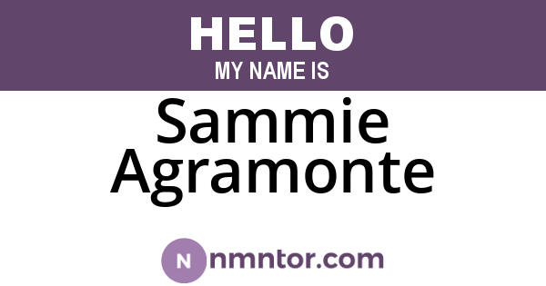 Sammie Agramonte