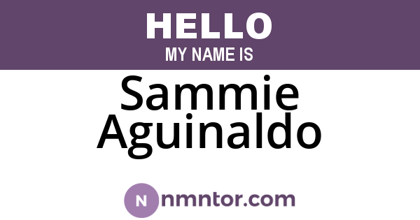 Sammie Aguinaldo