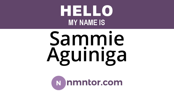 Sammie Aguiniga