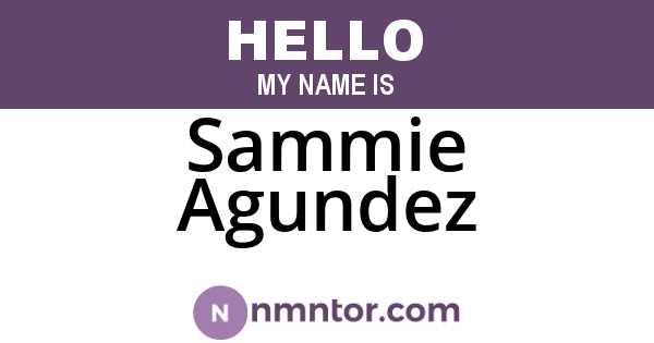 Sammie Agundez