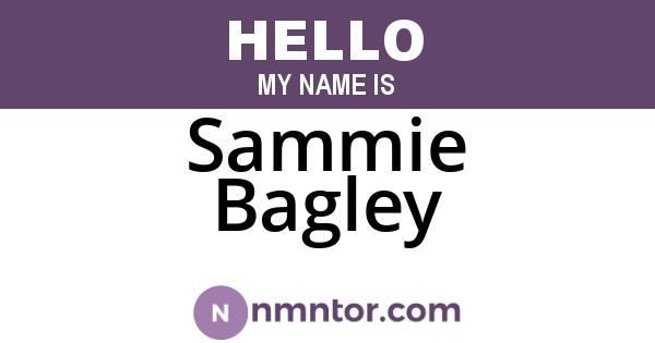 Sammie Bagley