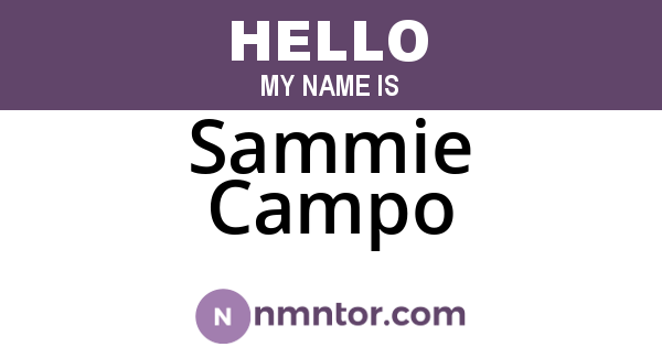 Sammie Campo