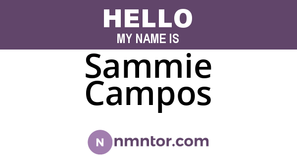 Sammie Campos