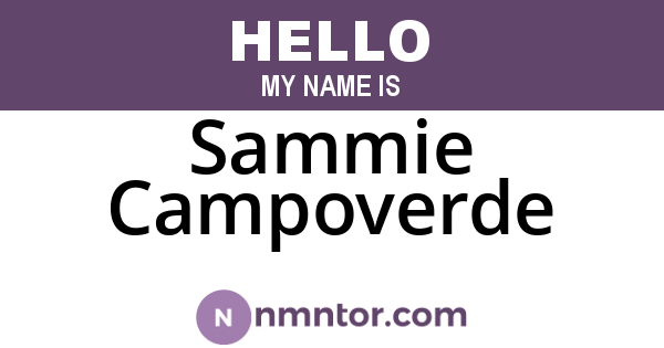 Sammie Campoverde