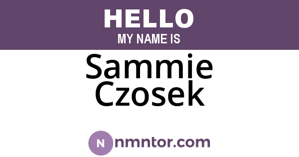 Sammie Czosek