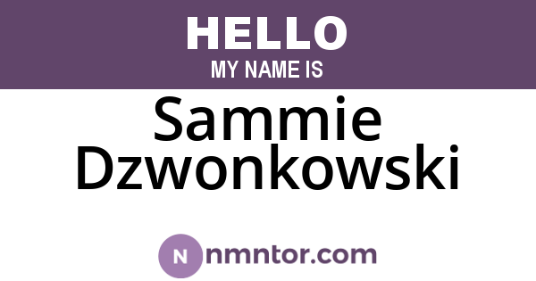 Sammie Dzwonkowski