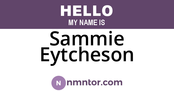 Sammie Eytcheson