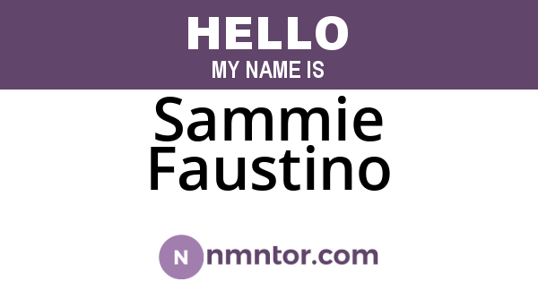 Sammie Faustino